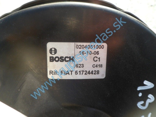 brzdový posilovač na fiat panda 1,3jtd, 0204051000, 5172442x